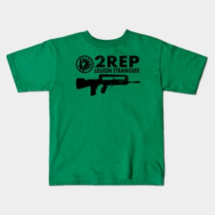 2 REP Foreign Legion (distressed) Kids T-Shirt